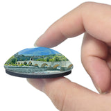 Italy Bobbio Bridge 3D Fridge Magnet Crystal Glass