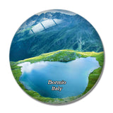 Italy Bormio Passo di Gavia 3D Fridge Magnet Crystal Glass