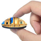 Italy Brindisi Cathedral 3D Fridge Magnet Crystal Glass