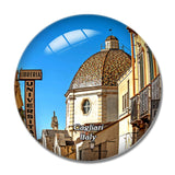 Italy Cagliari Sardinia 3D Fridge Magnet Crystal Glass