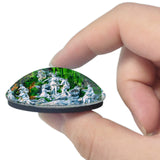 Italy Caserta Royal Palace 3D Fridge Magnet Crystal Glass