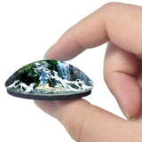 Italy Caserta Waterfall Royal Palace 3D Fridge Magnet Crystal Glass