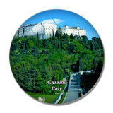 Italy Cassino 3D Fridge Magnet Crystal Glass