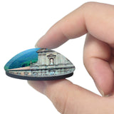 Italy Cava De' Tirreni Badia della Santissima Trinita' 3D Fridge Magnet Crystal Glass