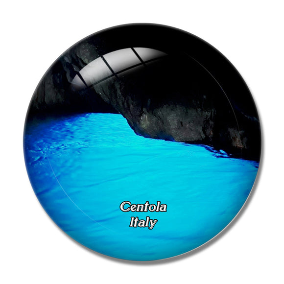 Italy Centola Grotte Marine di Capo Palinuro 3D Fridge Magnet Crystal Glass