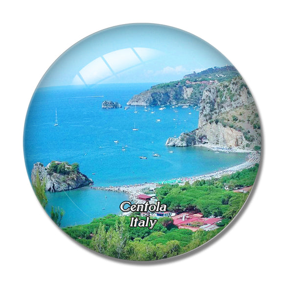 Italy Centola 3D Fridge Magnet Crystal Glass