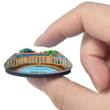 Italy Chioggia Bridge 3D Fridge Magnet Crystal Glass