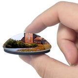 Italy Comacchio Nature Reserve 3D Fridge Magnet Crystal Glass