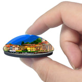 Italy Como Lake Bellagio Port 3D Fridge Magnet Crystal Glass