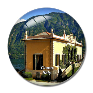 Italy Como Lake Park 3D Fridge Magnet Crystal Glass