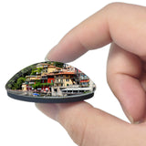 Italy Como Varenna Lake 3D Fridge Magnet Crystal Glass