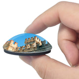 Italy Cremona Castle 3D Fridge Magnet Crystal Glass