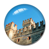 Italy Cremona Castle 3D Fridge Magnet Crystal Glass