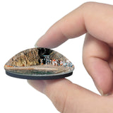 Italy Dorgali Grotta del Bue Marino 3D Fridge Magnet Crystal Glass