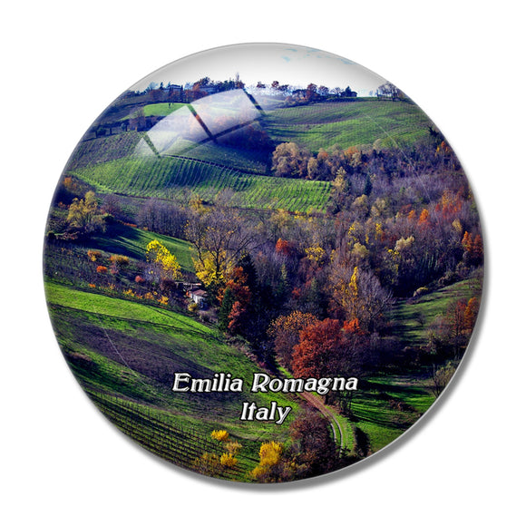 Italy Emilia Romagna 3D Fridge Magnet Crystal Glass