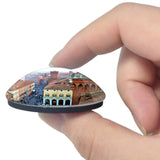 Italy Ferrara 3D Fridge Magnet Crystal Glass