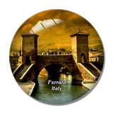 Italy Ferrara Comacchio 3D Fridge Magnet Crystal Glass