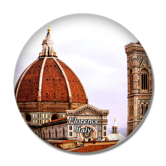 Italy Florence Duomo Cathedral 3D Fridge Magnet Crystal Glass