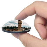 Italy Florence Tuscany 3D Fridge Magnet Crystal Glass