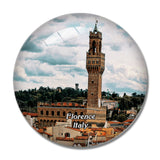 Italy Florence Tuscany 3D Fridge Magnet Crystal Glass