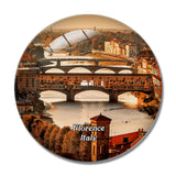 Italy Florence Tuscany Architecture 3D Fridge Magnet Crystal Glass