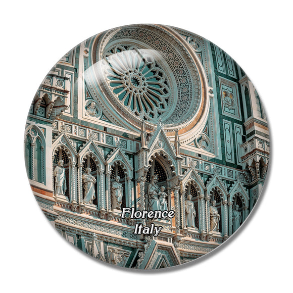 Italy Florence 3D Fridge Magnet Crystal Glass