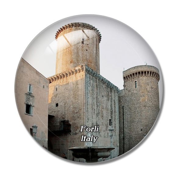 Italy Fondi Castello Baronale 3D Fridge Magnet Crystal Glass