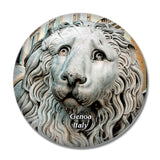 Italy Genoa Liguria Lion 3D Fridge Magnet Crystal Glass