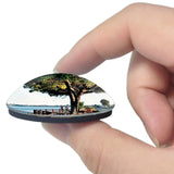 Italy Grado Cycle Path 3D Fridge Magnet Crystal Glass