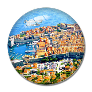 Croatia Dubrovnik  Walls 3D Fridge Magnet Crystal Glass