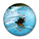 Italy Grosseto Hot Spa Tuscany 3D Fridge Magnet Crystal Glass