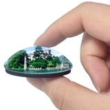 Italy Iseo Lake Island 3D Fridge Magnet Crystal Glass