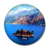 Italy Iseo Lake 3D Fridge Magnet Crystal Glass