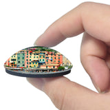 Italy La Spezia Colored Houses 3D Fridge Magnet Crystal Glass