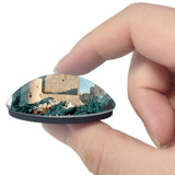 Italy L'Aquila Castle 3D Fridge Magnet Crystal Glass