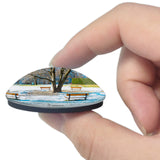 Italy Lecco Park 3D Fridge Magnet Crystal Glass