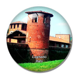 Italy Legnano Bosco 3D Fridge Magnet Crystal Glass