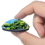 Italy Lenno Villa Como Lake 3D Fridge Magnet Crystal Glass