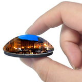 Italy Livorno 3D Fridge Magnet Crystal Glass