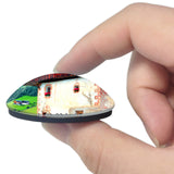 Italy Maddalena House 3D Fridge Magnet Crystal Glass
