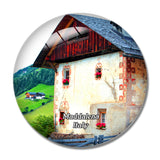 Italy Maddalena House 3D Fridge Magnet Crystal Glass