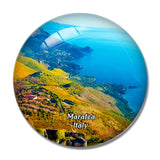 Italy Maratea Seacoast 3D Fridge Magnet Crystal Glass