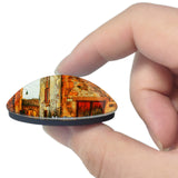 Italy Modica Alley Historic 3D Fridge Magnet Crystal Glass
