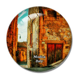 Italy Modica Alley Historic 3D Fridge Magnet Crystal Glass