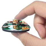 Italy Murano Venice 3D Fridge Magnet Crystal Glass