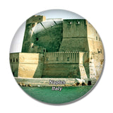 Italy Naples Castel Dell'ovo 3D Fridge Magnet Crystal Glass