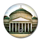 Italy Naples Church 3D Fridge Magnet Crystal Glass