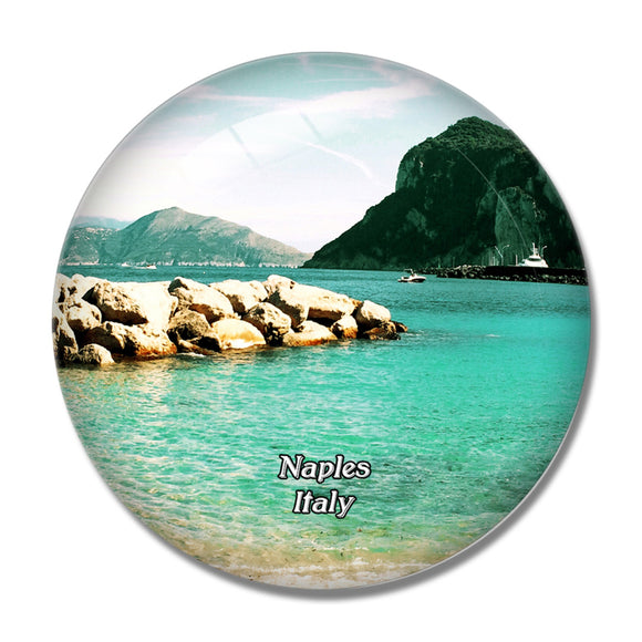 Italy Naples Positano Capri 3D Fridge Magnet Crystal Glass