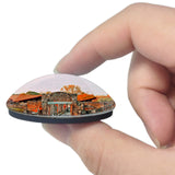 Italy Naples Vesuvius Volcano Pompeii 3D Fridge Magnet Crystal Glass