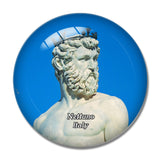 Italy Nettuno 3D Fridge Magnet Crystal Glass